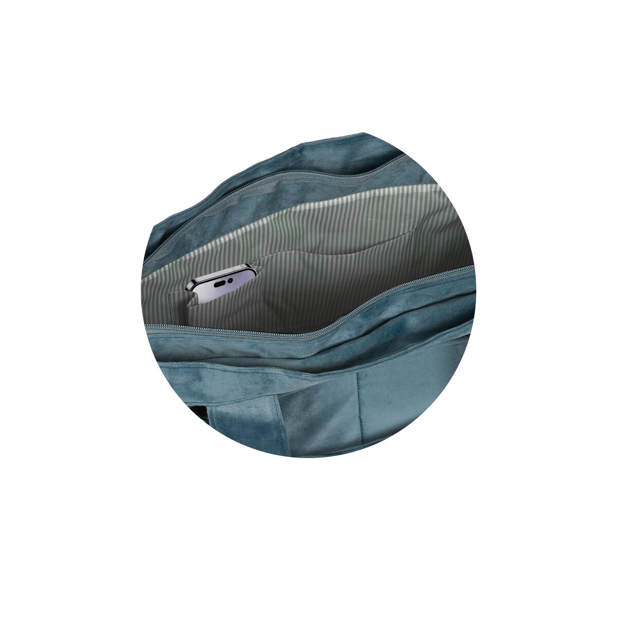 Geantă pentru scutece Safta Leaves Turquoise (46 x 26 x 15 cm) - Sănătate și îngrijire personală, Îngrijirea copiilor și puericultură