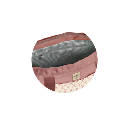 Geantă pentru scutece Safta Marsala Roz (46 x 26 x 15 cm) - Sănătate și îngrijire personală, Îngrijirea copiilor și puericultură