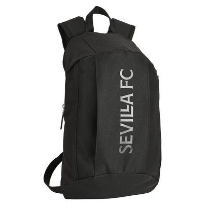 Rucsac pentru Copii Sevilla Fútbol Club Teen Mini Negru (22 x 39 x 10 cm) - Birou și papetărie, Material școlar și educațional