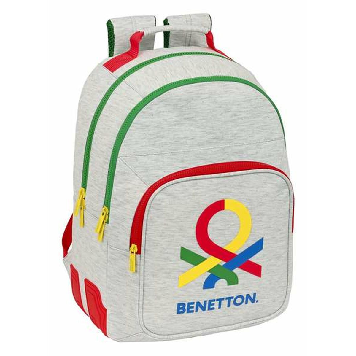 Ghiozdan Benetton Pop Gri 32 x 42 x 15 cm - Birou și papetărie, Material școlar și educațional
