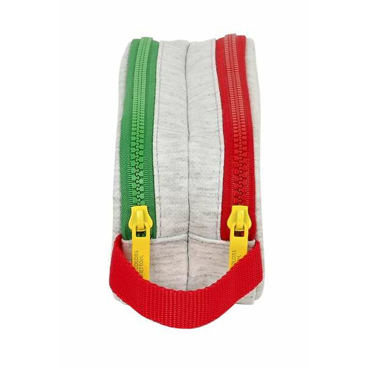 Penar dublu Benetton Pop Gri 21 x 8 x 6 cm - Birou și papetărie, Material școlar și educațional