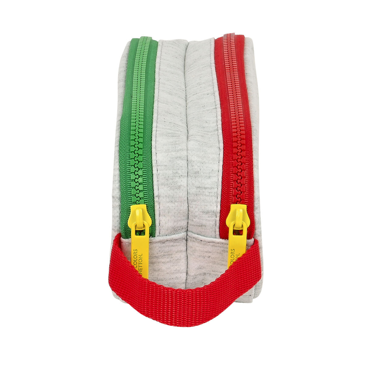 Penar dublu Benetton Pop Gri (21 x 8 x 6 cm) - Birou și papetărie, Material școlar și educațional