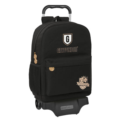 Ghiozdan cu Roți Harry Potter Bravery Negru 30 x 43 x 14 cm - Birou și papetărie, Material școlar și educațional