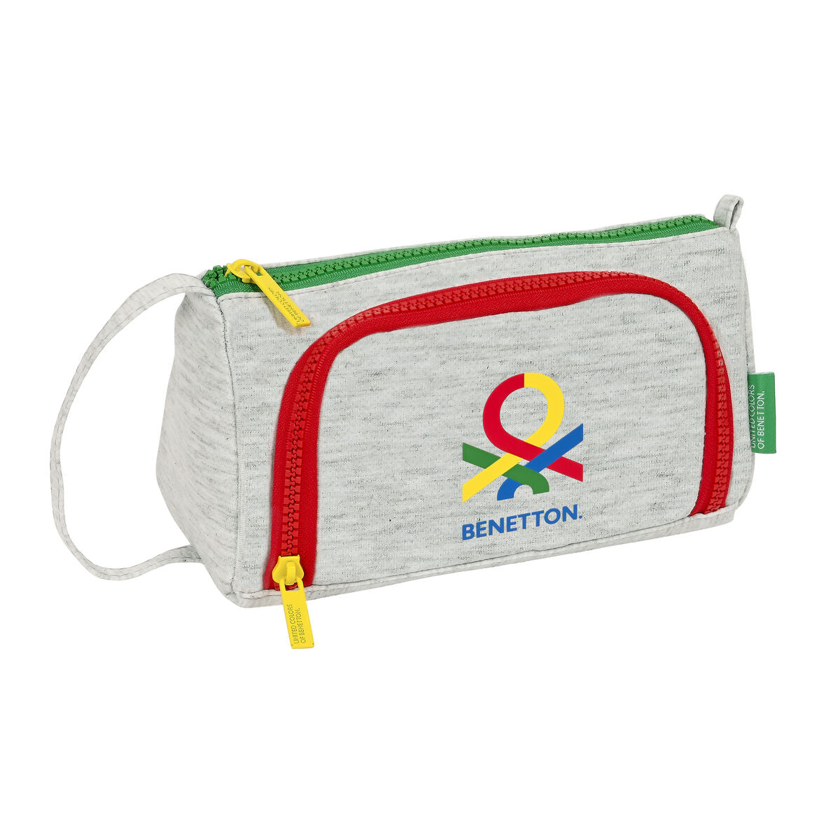 Penar cu Accesorii Benetton Pop Gri 20 x 11 x 8.5 cm (32 Piese) - Birou și papetărie, Material școlar și educațional
