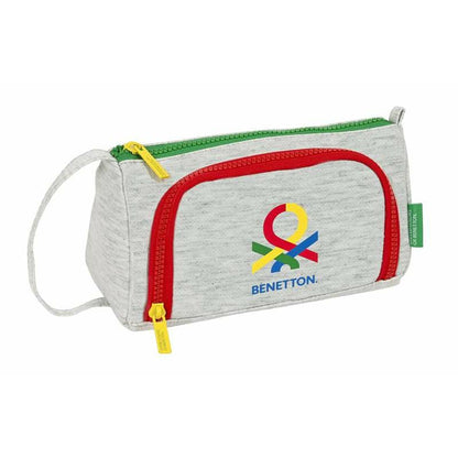 Geantă Universală Benetton Pop Gri 20 x 11 x 8,5 cm - Birou și papetărie, Material școlar și educațional