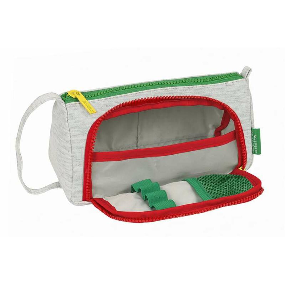 Geantă Universală Benetton Pop Gri 20 x 11 x 8,5 cm - Birou și papetărie, Material școlar și educațional