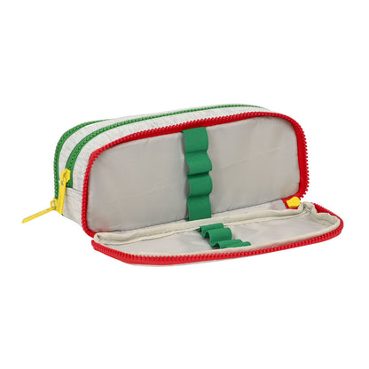 Penar triplu Benetton Pop Gri (21 x 8 x 8 cm) - Birou și papetărie, Material școlar și educațional