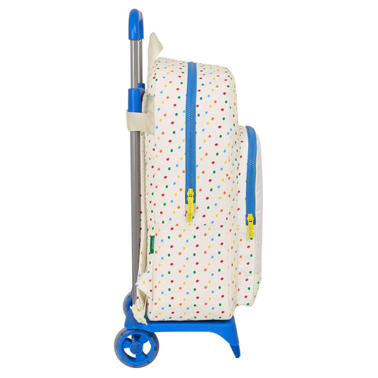Ghiozdan cu Roți Benetton Topitos (30 x 46 x 14 cm) - Birou și papetărie, Material școlar și educațional