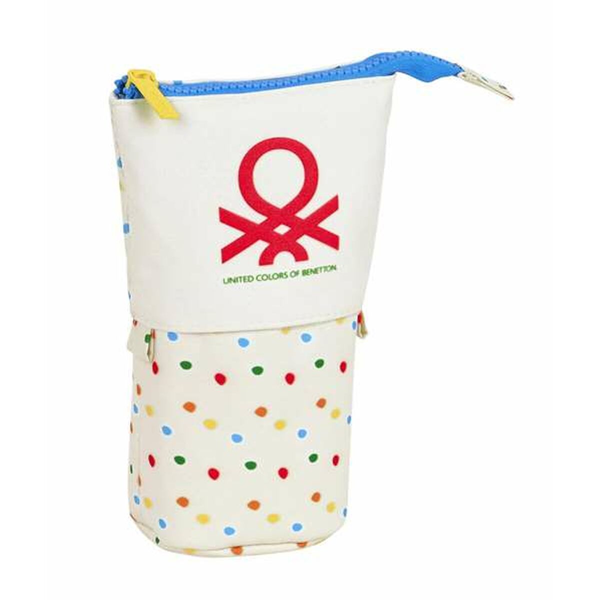 Geantă Universală Benetton Topitos Alb Natural 19 x 6 cm - Birou și papetărie, Material școlar și educațional