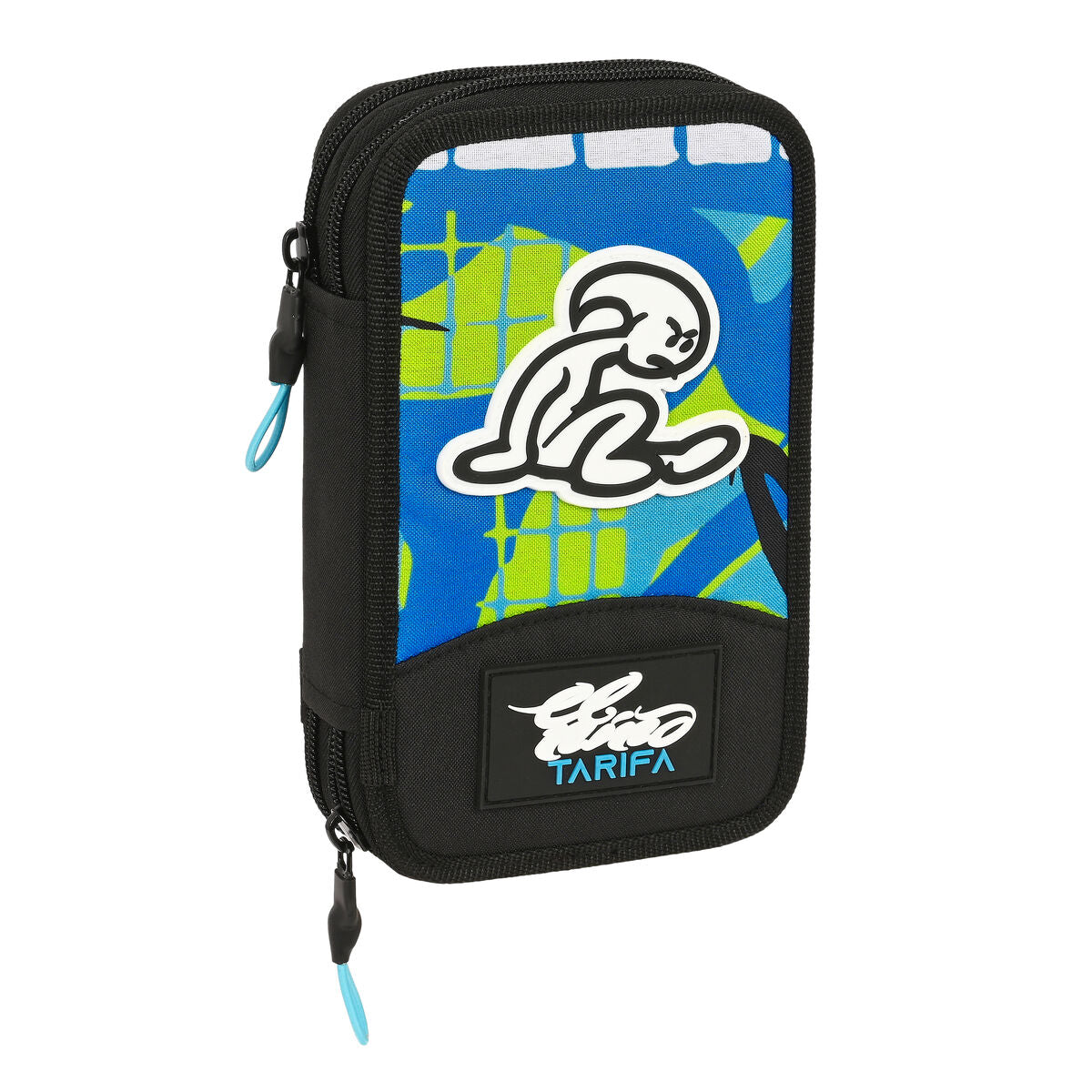 Penar cu Accesorii El Niño Green bali Negru 12.5 x 19.5 x 4 cm (28 Piese) - Birou și papetărie, Material școlar și educațional