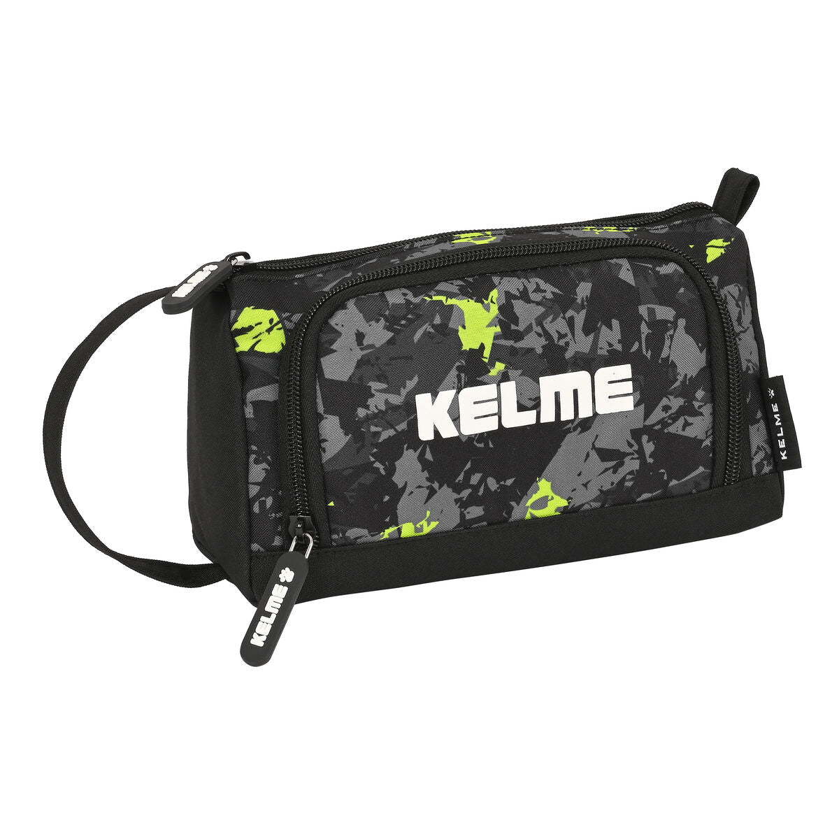 Penar cu Accesorii Kelme Jungle Negru Gri Lămâie verde 20 x 11 x 8.5 cm (32 Piese) - Birou și papetărie, Material școlar și educațional