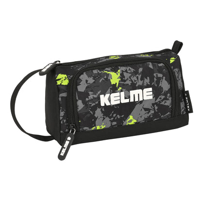 Penar cu Accesorii Kelme Jungle Negru Gri Lămâie verde 20 x 11 x 8.5 cm (32 Piese) - Birou și papetărie, Material școlar și educațional
