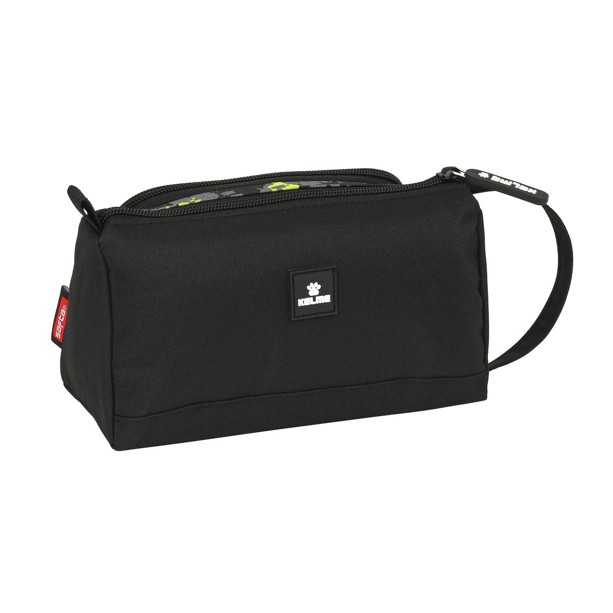 Penar cu Accesorii Kelme Jungle Negru Gri Lămâie verde 20 x 11 x 8.5 cm (32 Piese) - Birou și papetărie, Material școlar și educațional