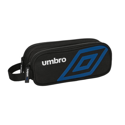 Penar dublu Umbro Flash Negru 21 x 8 x 6 cm - Birou și papetărie, Material școlar și educațional