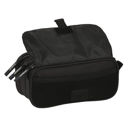 Penar triplu Umbro Flash Negru (21,5 x 10 x 8 cm) - Birou și papetărie, Material școlar și educațional