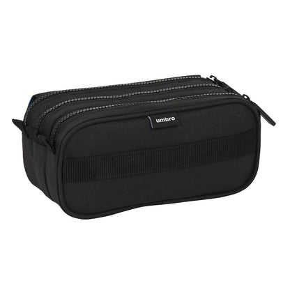 Penar triplu Umbro Flash Negru (21,5 x 10 x 8 cm) - Birou și papetărie, Material școlar și educațional