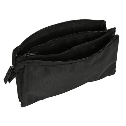 Penar triplu Marvel Negru (22 x 12 x 3 cm) - Birou și papetărie, Material școlar și educațional