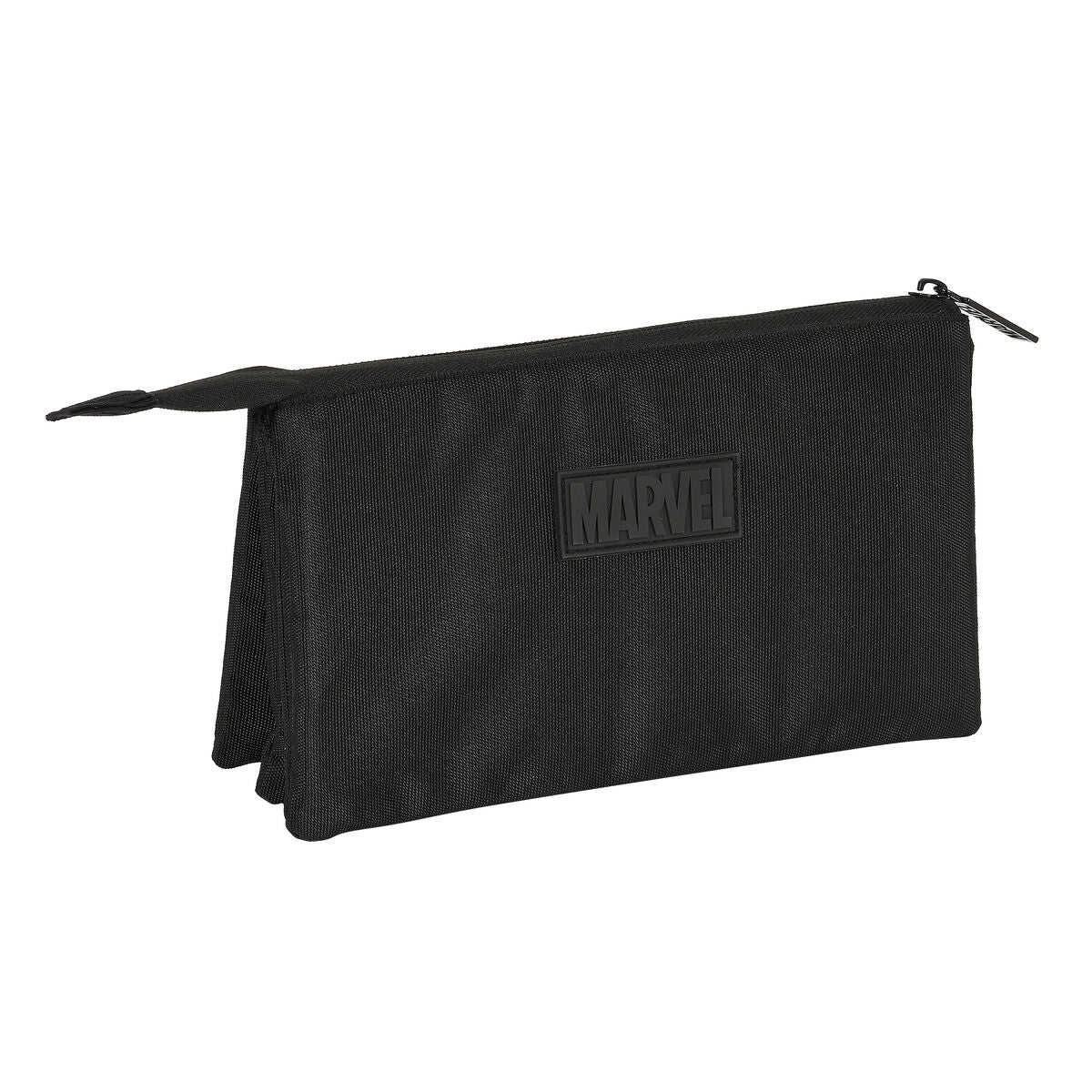 Penar triplu Capitán América Negru (22 x 12 x 3 cm) - Birou și papetărie, Material școlar și educațional