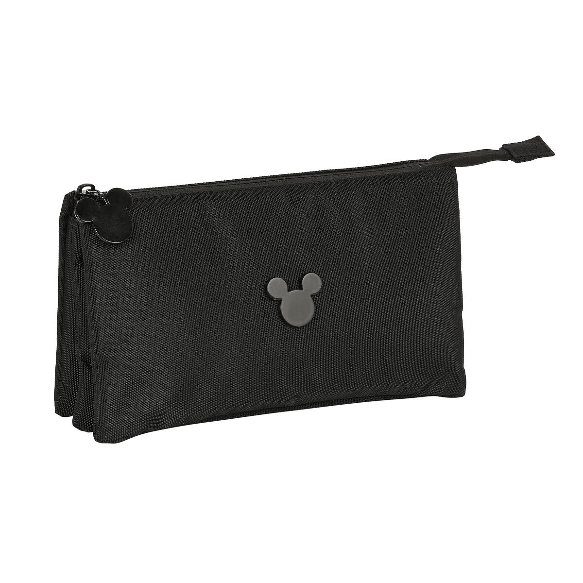 Penar triplu Mickey Mouse Negru 22 x 12 x 3 cm - Birou și papetărie, Material școlar și educațional