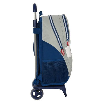 Ghiozdan cu Roți Munich College Gri (32 x 44 x 16 cm) - Birou și papetărie, Material școlar și educațional