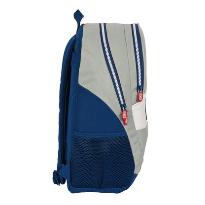 Ghiozdan Munich College Gri (32 x 44 x 16 cm) - Birou și papetărie, Material școlar și educațional