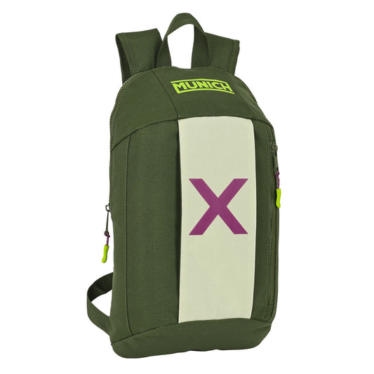 Rucsac Munich Bright khaki Mini Verde 22 x 39 x 10 cm - Birou și papetărie, Material școlar și educațional