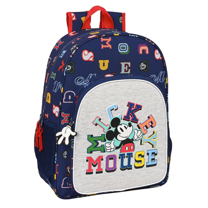 Ghiozdan Mickey Mouse Only One Bleumarin 33 x 42 x 14 cm - Birou și papetărie, Material școlar și educațional