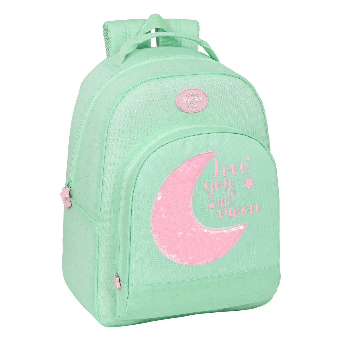 Ghiozdan BlackFit8 Moon Verde 32 x 42 x 15 cm - Birou și papetărie, Material școlar și educațional