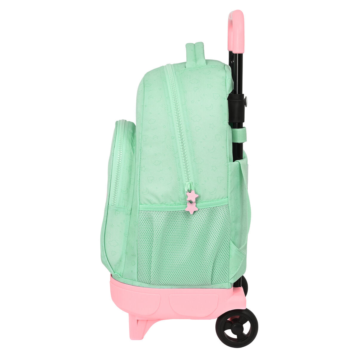 Ghiozdan cu Roți BlackFit8 Moon Verde 33 x 45 x 22 cm - Birou și papetărie, Material școlar și educațional