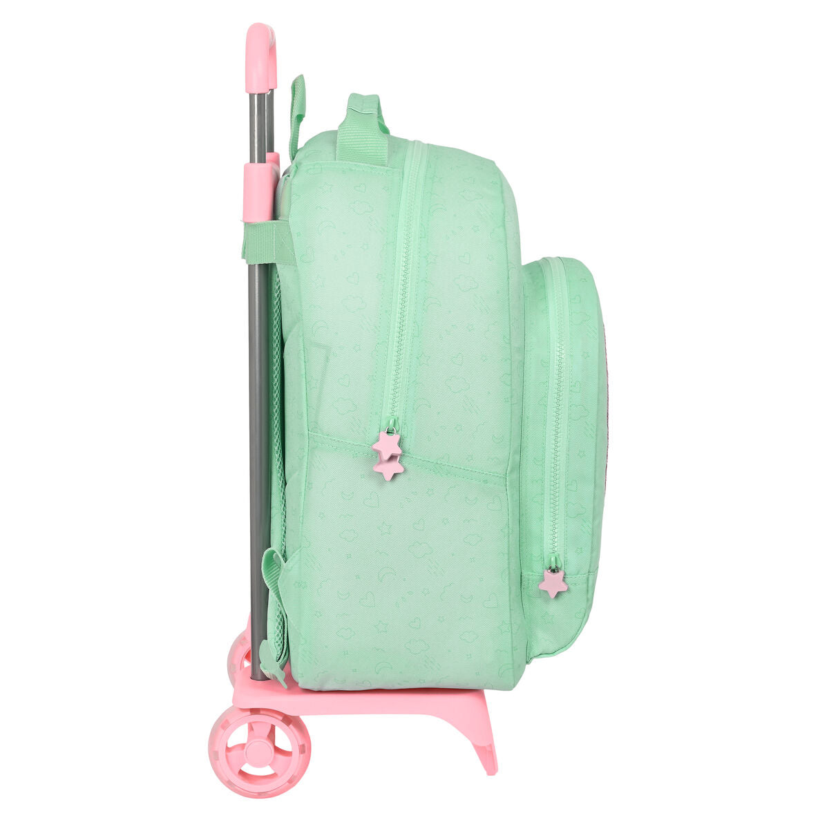 Ghiozdan cu Roți BlackFit8 Moon Verde 32 x 42 x 15 cm - Birou și papetărie, Material școlar și educațional