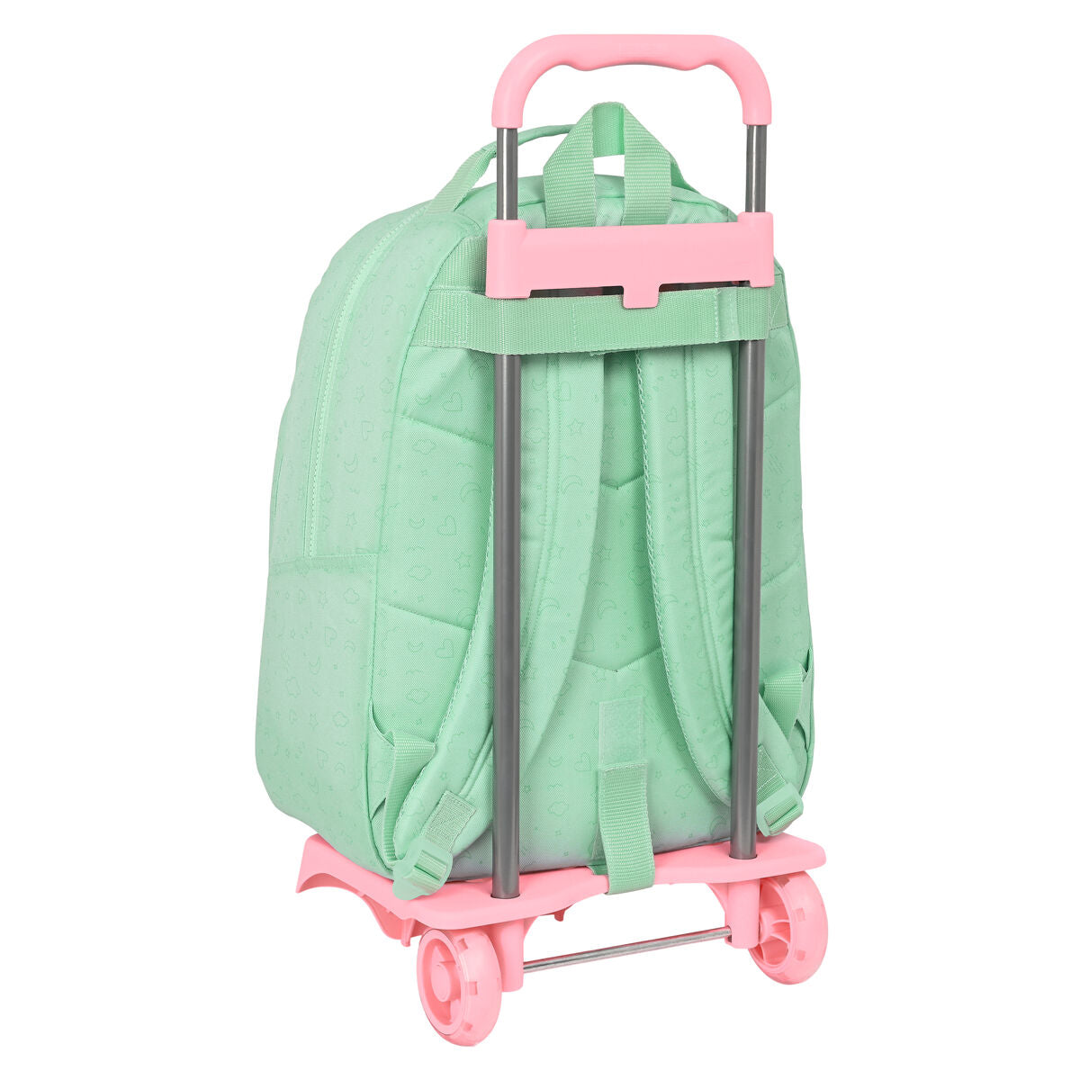 Ghiozdan cu Roți BlackFit8 Moon Verde 32 x 42 x 15 cm - Birou și papetărie, Material școlar și educațional