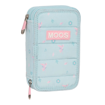 Creion dublu Moos Garden Turquoise 12.5 x 19.5 x 4 cm (28 Piese) - Birou și papetărie, Material școlar și educațional