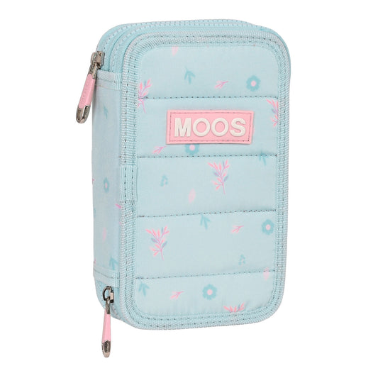 Creion dublu Moos Garden Turquoise 12.5 x 19.5 x 4 cm (28 Piese) - Birou și papetărie, Material școlar și educațional