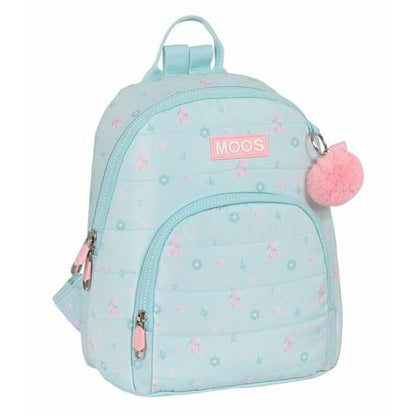 Rucsac pentru Copii Moos Garden Turquoise 25 x 30 x 13 cm Mini - Birou și papetărie, Material școlar și educațional