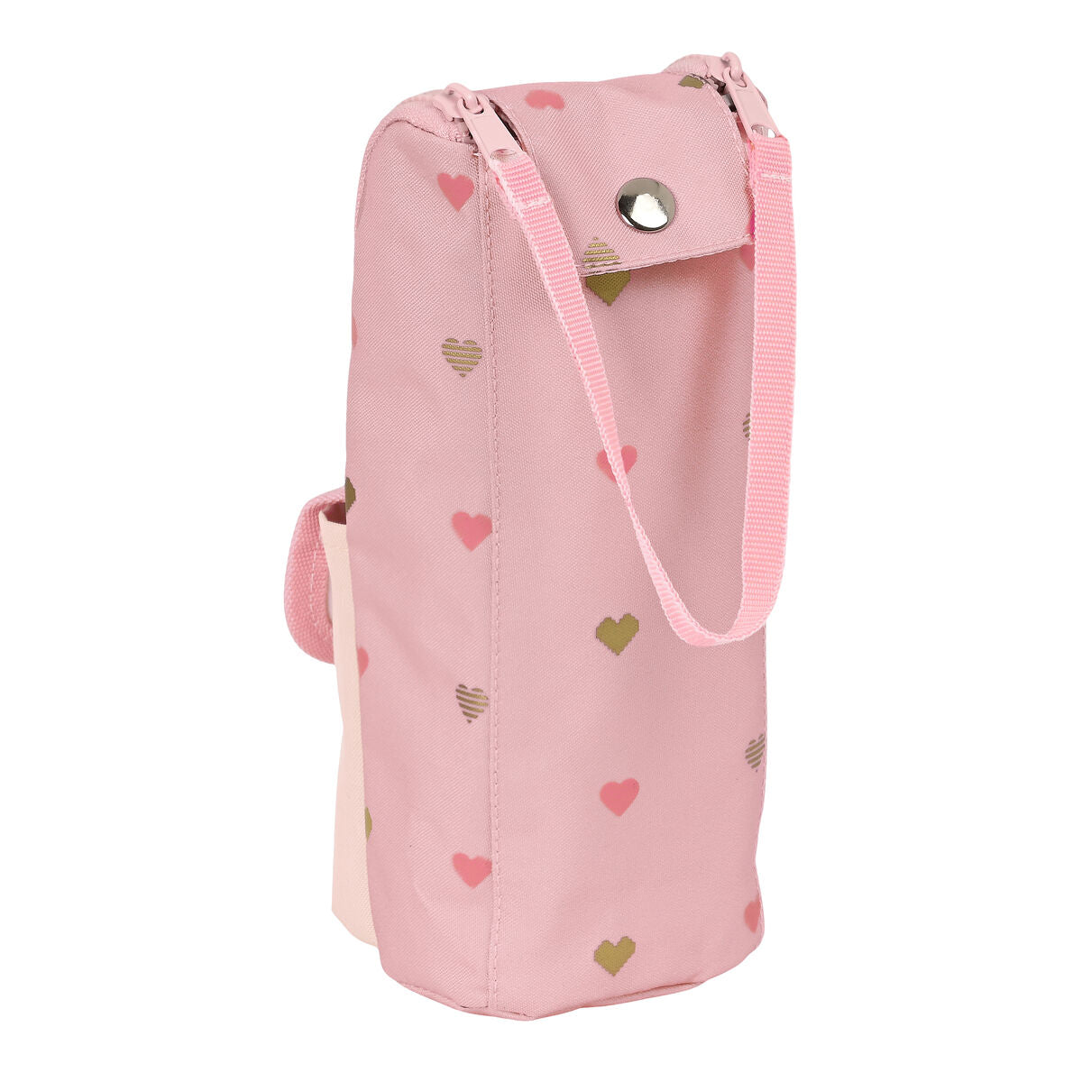 Penar Școlar Glow Lab Hearts Roz (6 x 21 x 6 cm) - Birou și papetărie, Material școlar și educațional