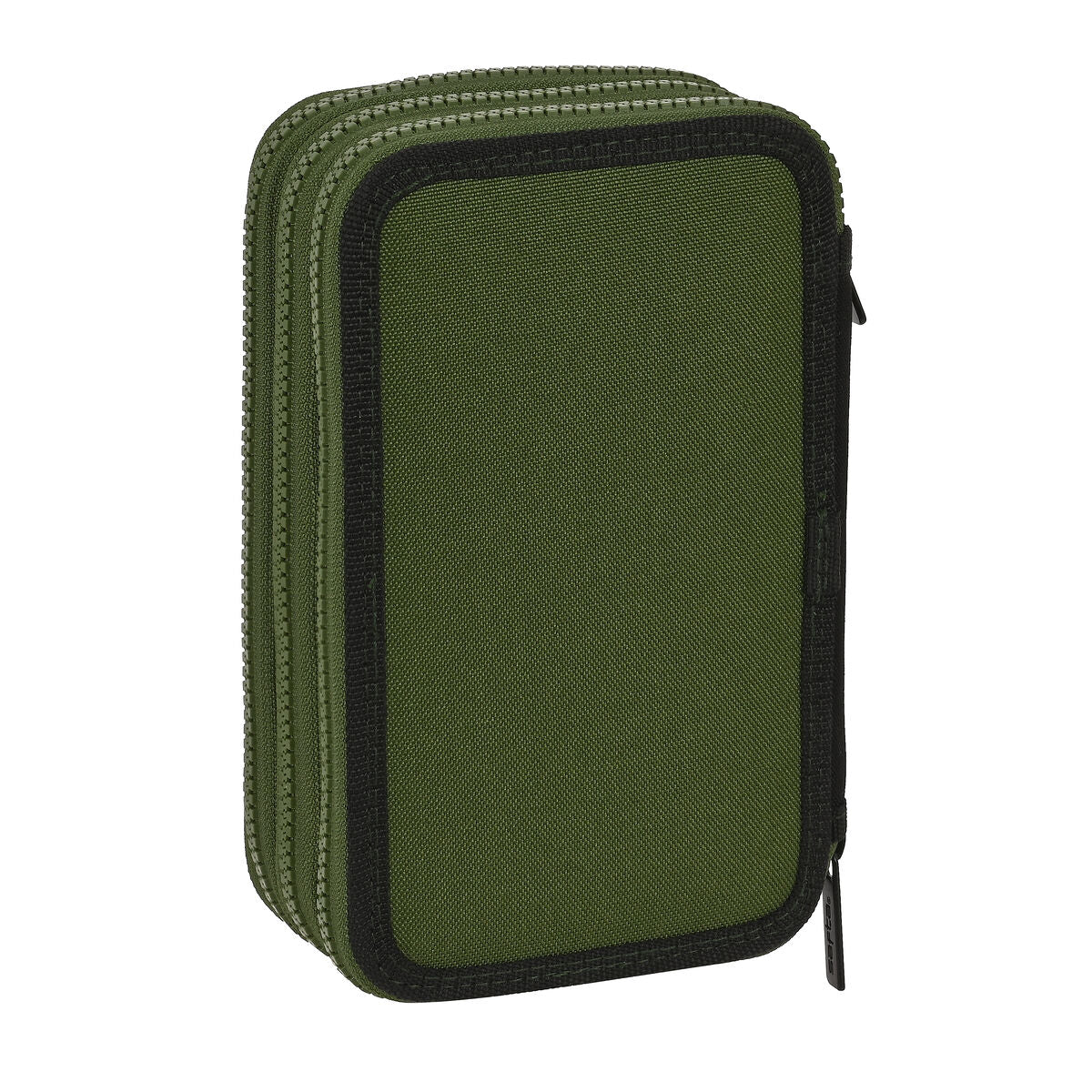 Penar Triplu Safta Dark forest Negru Verde 12.5 x 19.5 x 5.5 cm (36 Piese) - Birou și papetărie, Material școlar și educațional