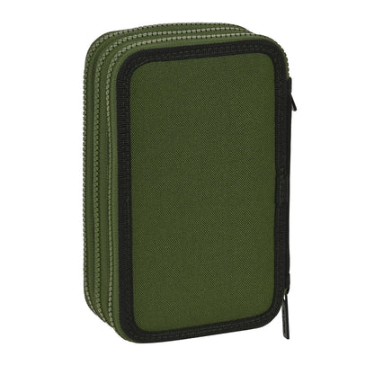 Penar Triplu Safta Dark forest Negru Verde 12.5 x 19.5 x 5.5 cm (36 Piese) - Birou și papetărie, Material școlar și educațional
