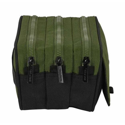 Penar triplu Safta Dark Forest Verde 21,5 x 10 x 8 cm - Birou și papetărie, Material școlar și educațional