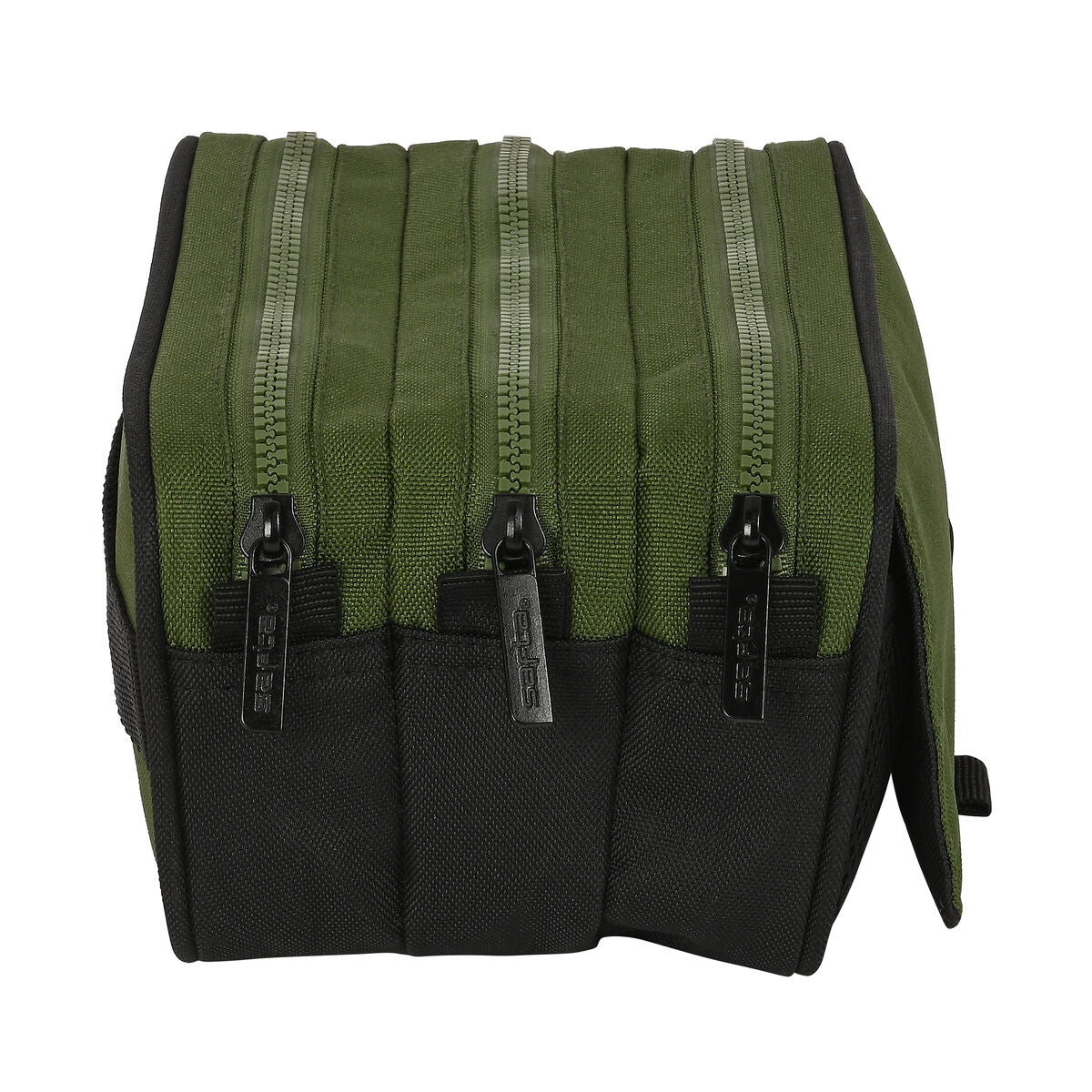 Penar triplu Safta Dark forest Negru Verde 21,5 x 10 x 8 cm - Birou și papetărie, Material școlar și educațional
