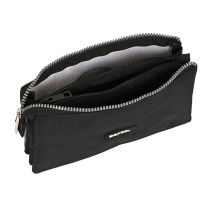 Penar Școlar Safta Stone Negru 22 x 12 x 3 cm - Birou și papetărie, Material școlar și educațional