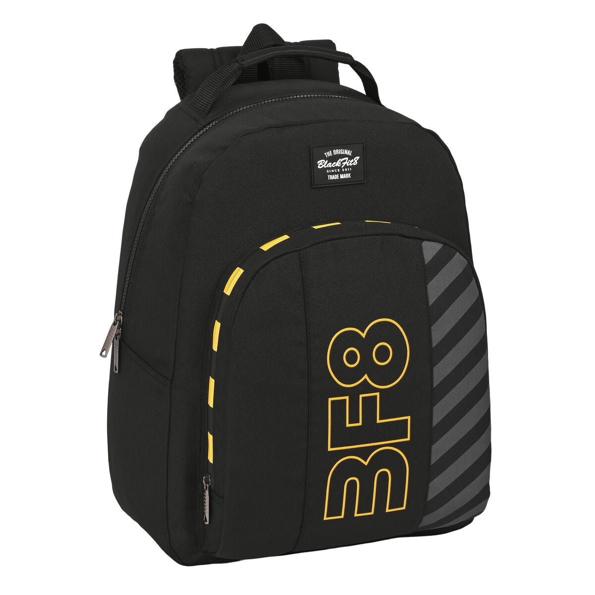 Ghiozdan BlackFit8 Zone Negru 32 x 42 x 15 cm - Birou și papetărie, Material școlar și educațional