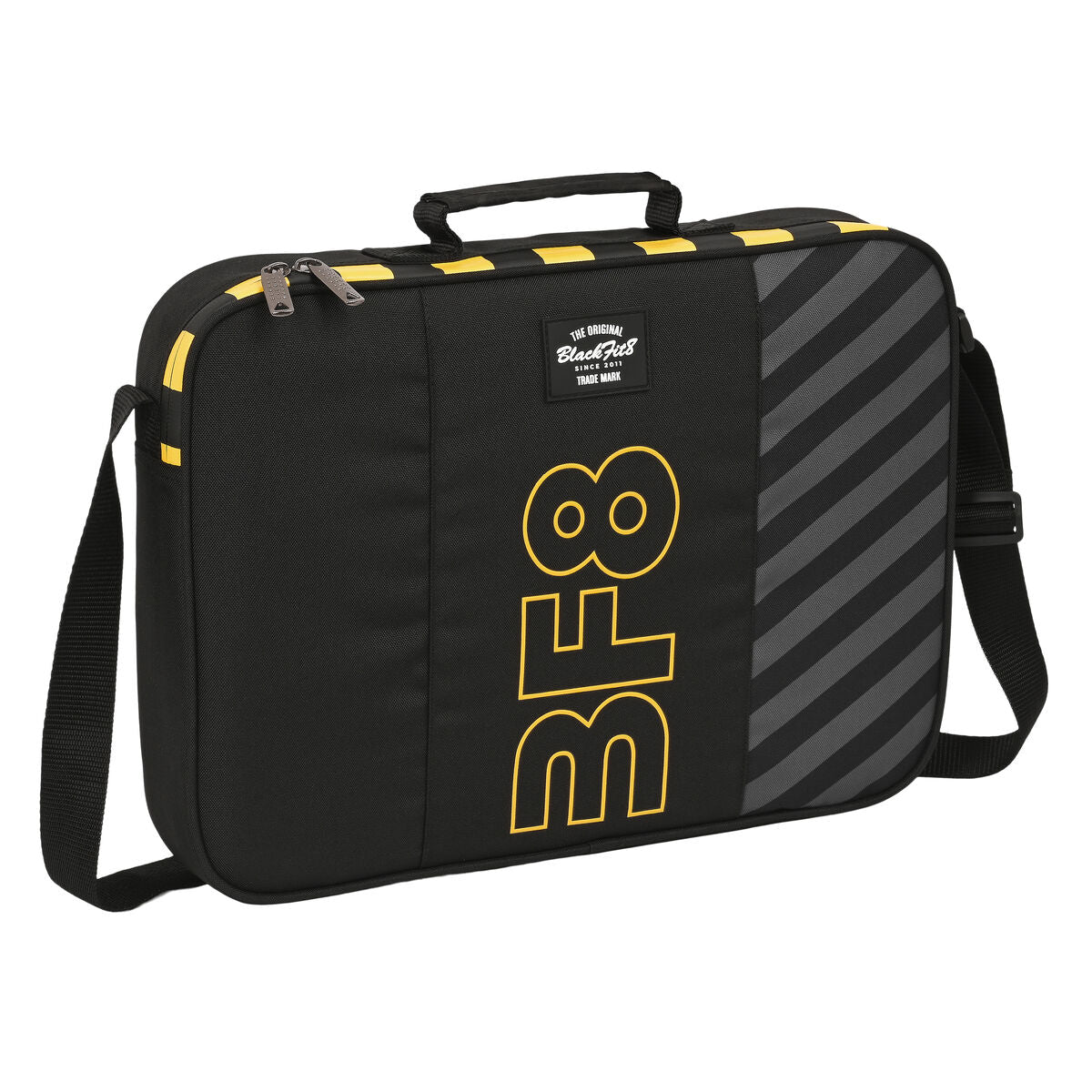 ghiozdan de școală BlackFit8 Zone Negru 38 x 28 x 6 cm - Birou și papetărie, Material școlar și educațional