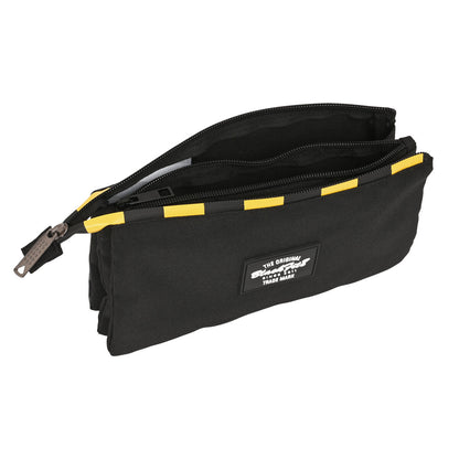 Penar triplu BlackFit8 Zone Negru 22 x 12 x 3 cm - Birou și papetărie, Material școlar și educațional