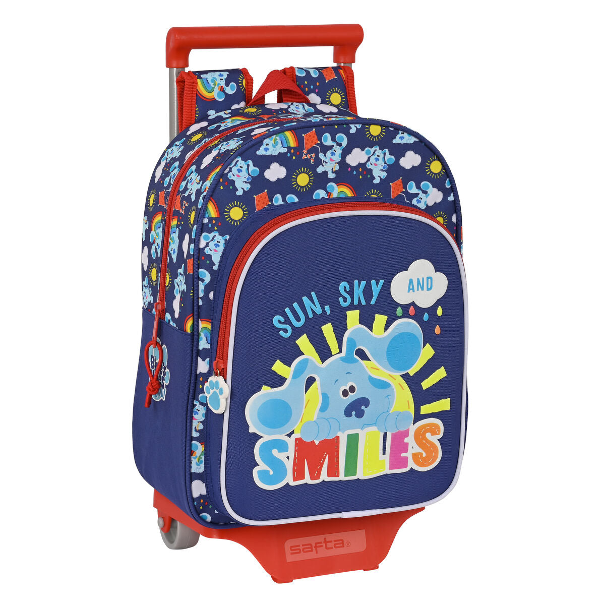 Ghiozdan cu Roți Blue's Clues Bleumarin (26 x 34 x 11 cm) - Birou și papetărie, Material școlar și educațional