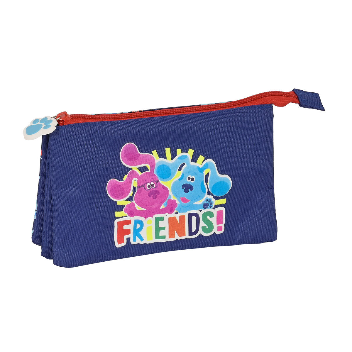 Penar triplu Blue's Clues Bleumarin (22 x 12 x 3 cm) - Birou și papetărie, Material școlar și educațional