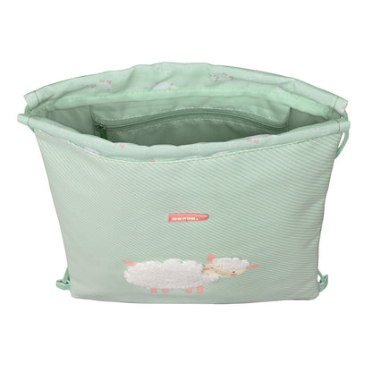 Geantă Rucsac cu Bretele Safta Ovejita Verde (26 x 34 x 1 cm) - Birou și papetărie, Material școlar și educațional