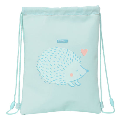 Geantă Rucsac cu Bretele Safta Erizo Turquoise (26 x 34 x 1 cm) - Birou și papetărie, Material școlar și educațional
