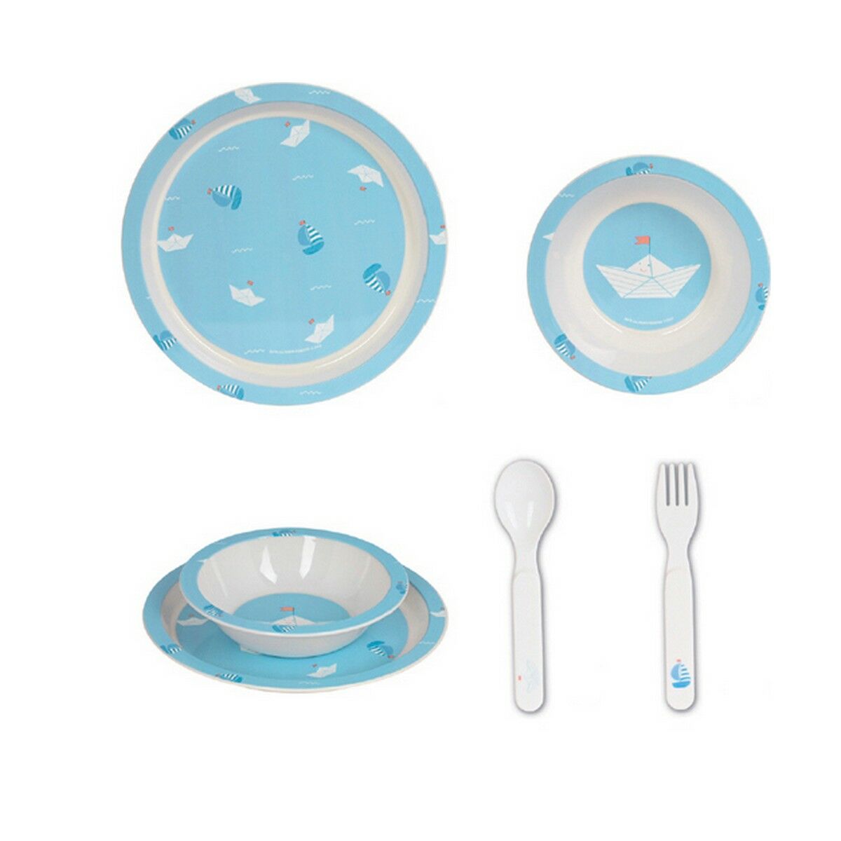 Set de Menaj pentru Copii Safta Ship (4 Piese) - Acasă și bucătărie, Tacâmuri, veselă și sticlărie