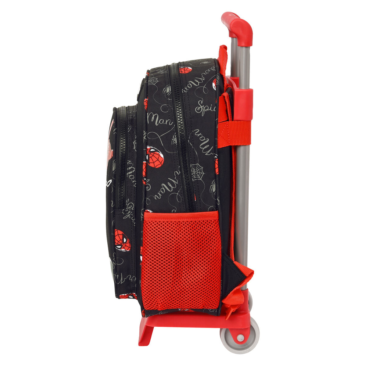 Ghiozdan cu Roți Spider-Man Hero Negru 27 x 33 x 10 cm - Birou și papetărie, Material școlar și educațional