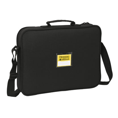 ghiozdan de școală Kappa Black Negru (38 x 28 x 6 cm) - Birou și papetărie, Material școlar și educațional